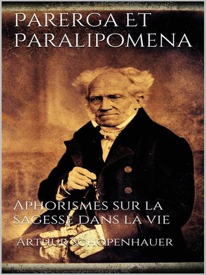 cover image of Parerga Et Paralipomena